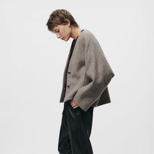 Zara Wool Straight Cut Jacket